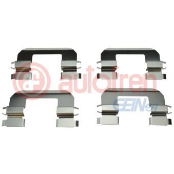 Kit d'accessoires, plaquette de frein à disque AUTOFREN SEINSA [D43038A]