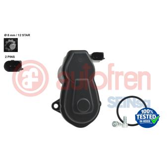 Élément d'ajustage, Étrier de frein de stationnement arrière AUTOFREN SEINSA DEPB006 pour NISSAN X-TRAIL 1.7 dCi - 163cv