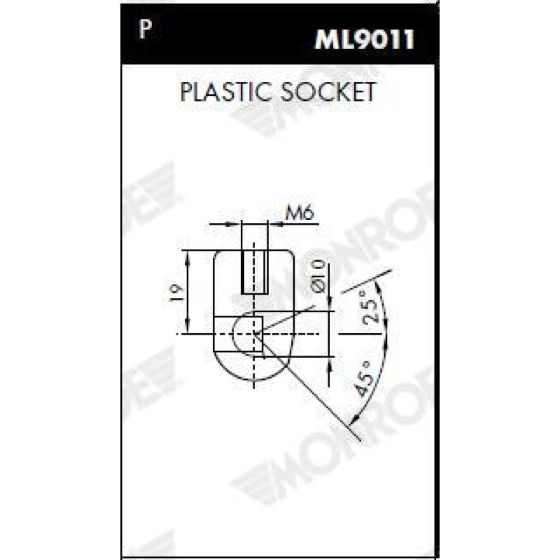 Vérin, capot-moteur MONROE ML5689 - Visuel 2