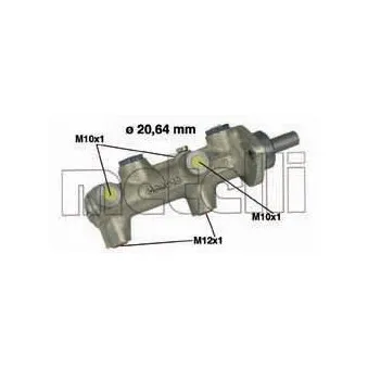 METELLI 05-0042 - Maître-cylindre de frein