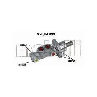 Maître-cylindre de frein METELLI OEM 4601F5