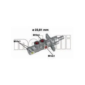 Maître-cylindre de frein METELLI OEM 4601H9