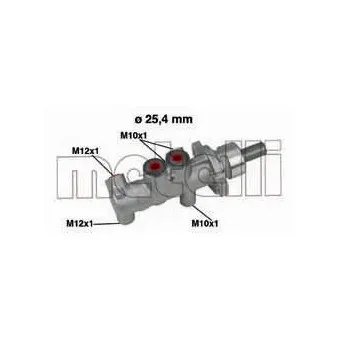 Maître-cylindre de frein METELLI 05-0415
