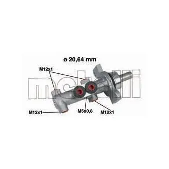 Maître-cylindre de frein METELLI OEM 4601L7