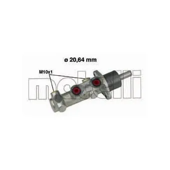 Maître-cylindre de frein METELLI 05-0523 pour FIAT PANDA 1.3 JTD - 70cv