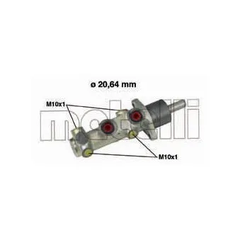 Maître-cylindre de frein METELLI 05-0525 pour FIAT PANDA 1.3 JTD - 70cv