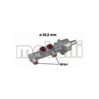 Maître-cylindre de frein METELLI 05-0540 pour OPEL CORSA 1.8 - 125cv