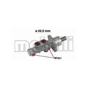Maître-cylindre de frein METELLI 05-0542
