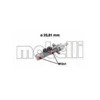 METELLI 05-0572 - Maître-cylindre de frein