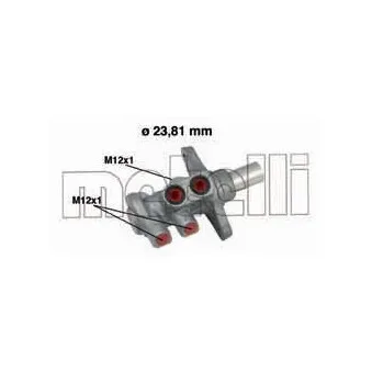 Maître-cylindre de frein METELLI OEM 1325337