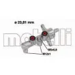 METELLI 05-0712 - Maître-cylindre de frein