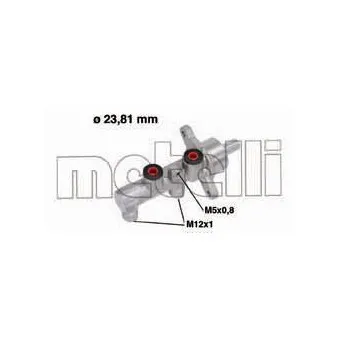 METELLI 05-0712 - Maître-cylindre de frein