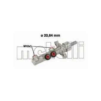 Maître-cylindre de frein METELLI OEM 6Q0611019J