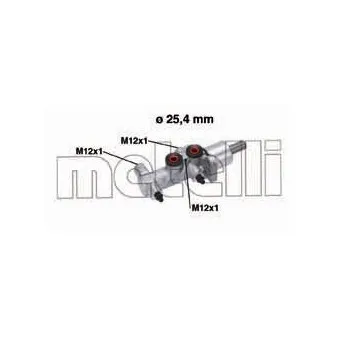 Maître-cylindre de frein METELLI OEM 7701208493