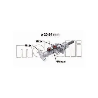 Maître-cylindre de frein METELLI 05-0768