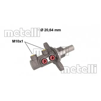 Maître-cylindre de frein METELLI 05-0837