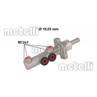 Maître-cylindre de frein METELLI OEM 6Q0611019S