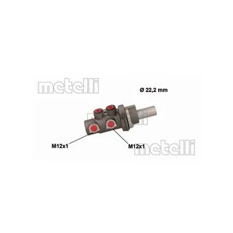 Maître-cylindre de frein METELLI 05-0895