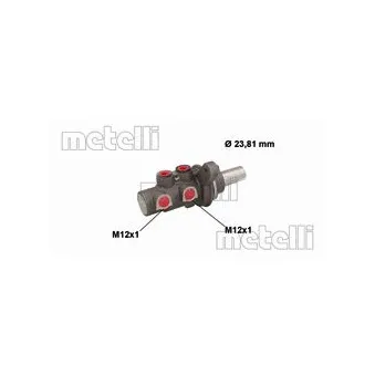 Maître-cylindre de frein METELLI 05-0896