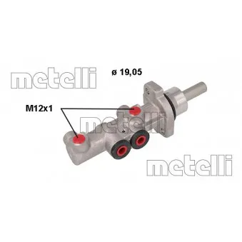 Maître-cylindre de frein METELLI OEM 6Q0611019T