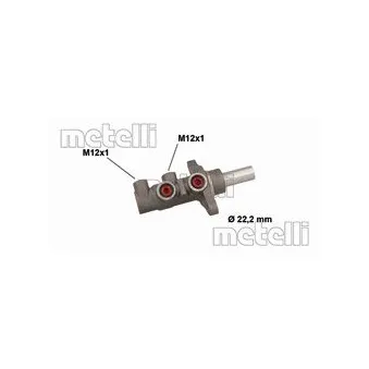 Maître-cylindre de frein METELLI 05-1122