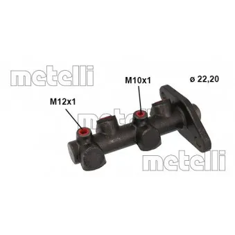 METELLI 05-1141 - Maître-cylindre de frein