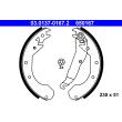 ATE 03.0137-0167.2 - Jeu de mâchoires de frein