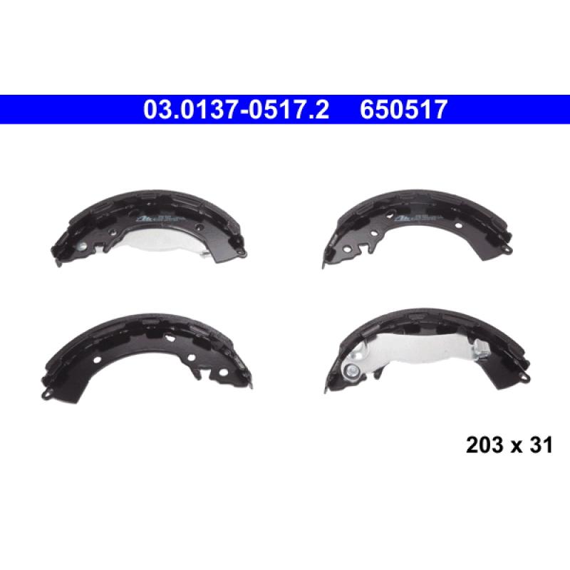 Jeu de mâchoires de frein ATE 03.0137-0517.2 - Visuel 1