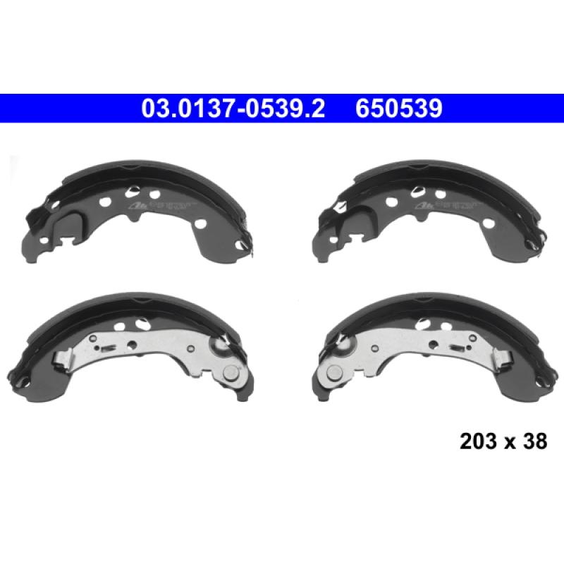 Kit de freins arrière (prémontés) ATE 03.0137-0539.2 - Visuel 1