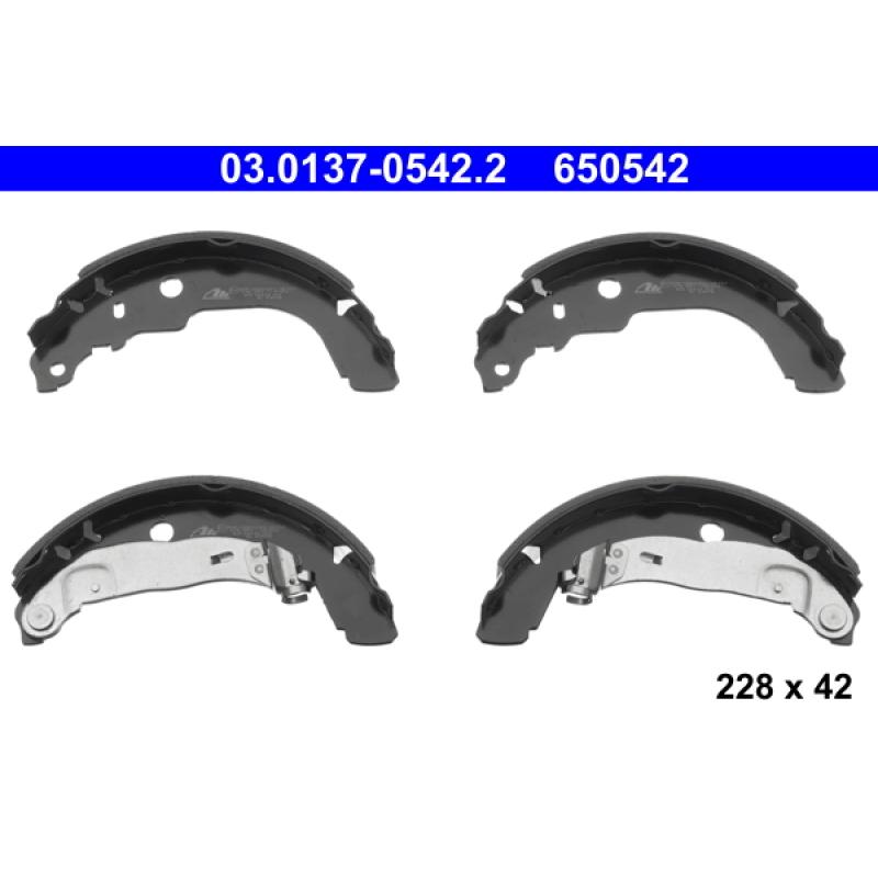 Jeu de mâchoires de frein ATE 03.0137-0542.2 - Visuel 1
