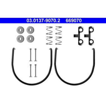 Kit d'accessoires, mâchoire de frein ATE 03.0137-9070.2