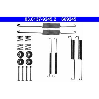 Kit d'accessoires, mâchoire de frein ATE [03.0137-9245.2]