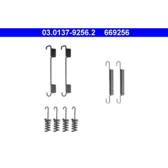 Kit d'accessoires, mâchoires de frein de stationnement ATE 03.0137-9256.2 pour VOLKSWAGEN LT 2.8 TDI - 130cv
