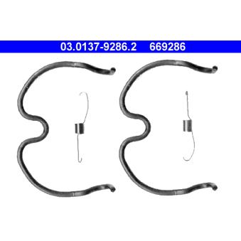 Kit d'accessoires, mâchoire de frein ATE OEM 4705134