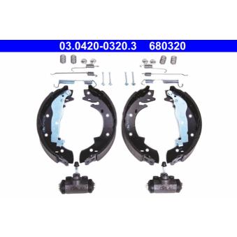 Jeu de mâchoires de frein ATE [03.0420-0320.3]