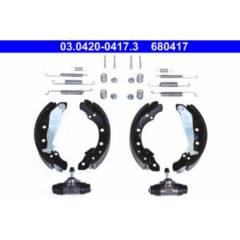 Jeu de mâchoires de frein ATE 03.0420-0417.3