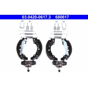 Jeu de mâchoires de frein ATE [03.0420-0617.3]