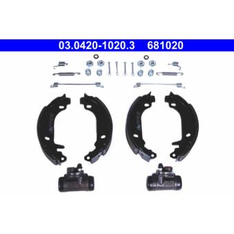 Jeu de mâchoires de frein ATE OEM 7701203862