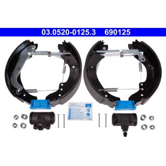 Jeu de mâchoires de frein ATE OEM 7701204673