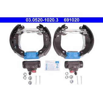 Kit de freins arrière (prémontés) ATE OEM 7701205096 Kit de freins arrière (prémontés) ATE OEM 7701205096