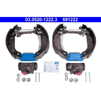 Kit de freins arrière (prémontés) ATE 03.0520-1222.3