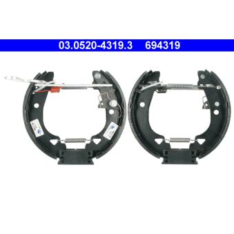 Kit de freins arrière (prémontés) ATE 03.0520-4319.3