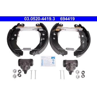 Kit de freins arrière (prémontés) ATE [03.0520-4419.3]