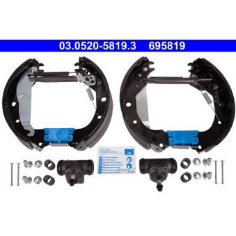 Kit de freins arrière (prémontés) ATE 03.0520-5819.3