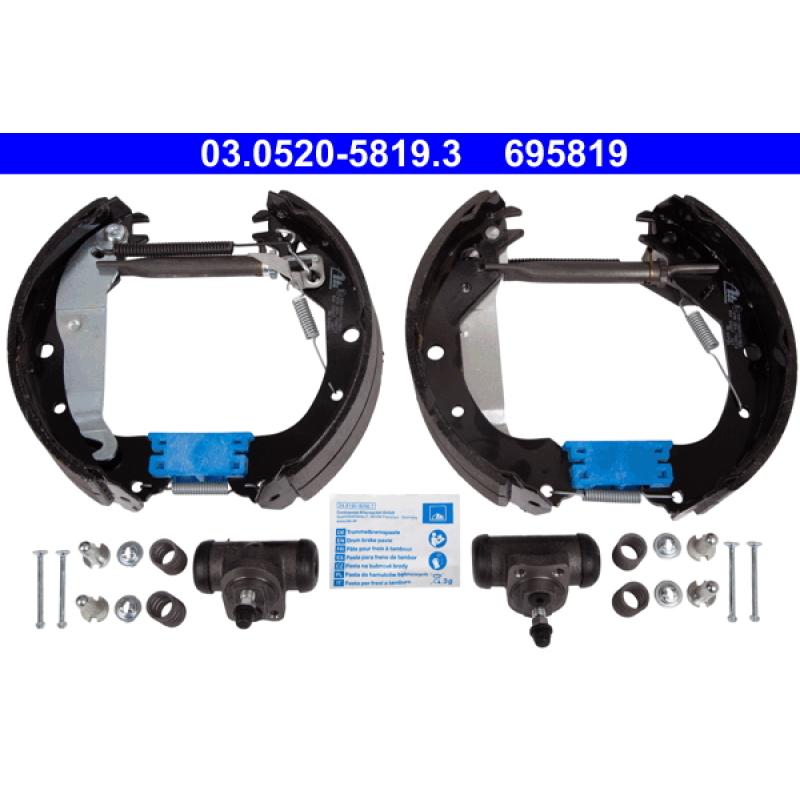 Kit de freins arrière (prémontés) ATE 03.0520-5819.3 - Visuel 1