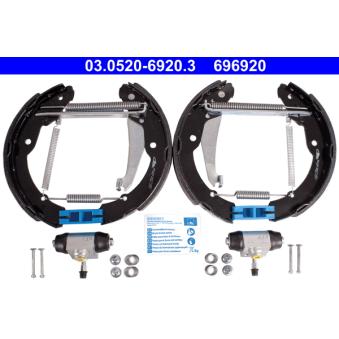 Kit de freins arrière (prémontés) ATE [03.0520-6920.3]