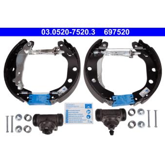 Kit de freins arrière (prémontés) ATE [03.0520-7520.3]