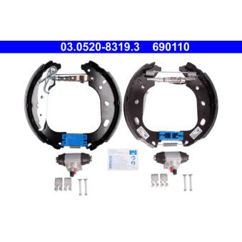 Kit de freins arrière (prémontés) ATE 03.0520-8319.3