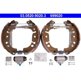 Kit de freins arrière (prémontés) ATE [03.0520-9020.3]