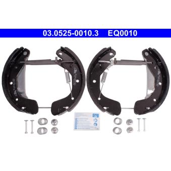 Jeu de mâchoires de frein ATE 03.0525-0010.3